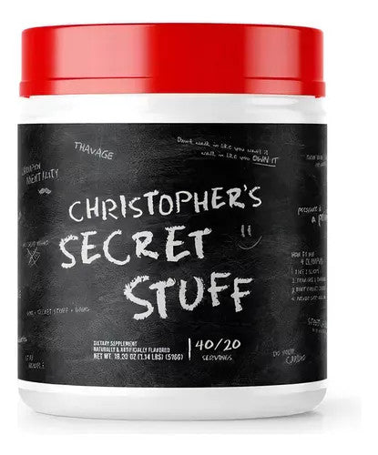 Raw Cbum Thavage Pre - Entreno 40 Porciones Chris Secret Stufff White Cherry