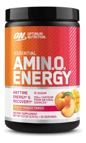 Optimum Nutrition Amino Energy 270 Grs Peach Mango Tango Sabor