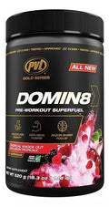 Pure Vita Labs Domin8 Pre - Entreno 20 Porciones Tropical Knock Out