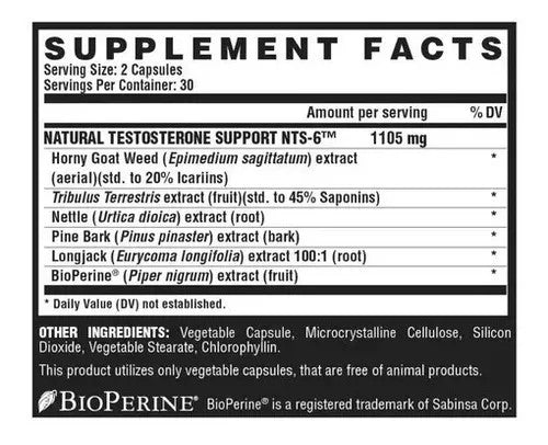 Nutrex Research Research Vitrix Whit Nts 6 60 Cápsulas