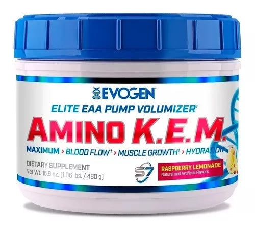 Evogen Amino K E M EAA 30 Porciones Natural Raspberry Lemonade