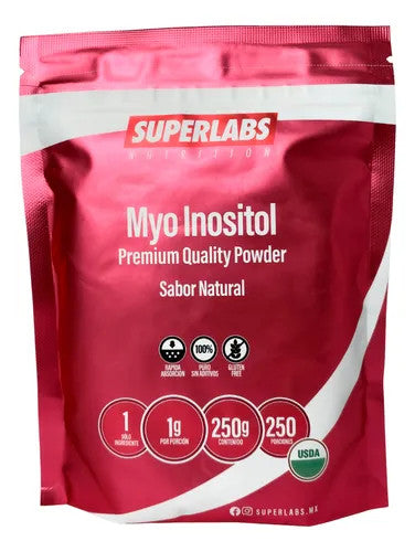 Superlabs Myo Inositol 250 g Sabor Natural