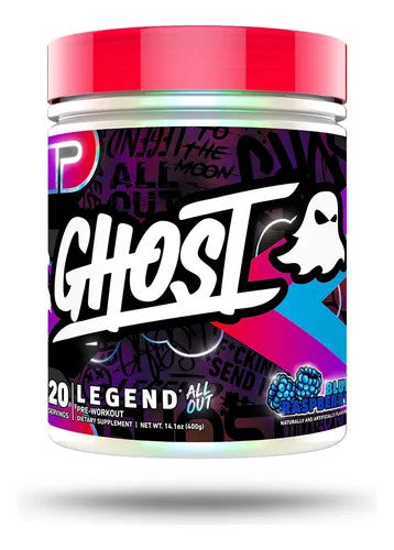 Ghost Legend All Out Pre - Entreno 20 Porciones Blue Raspberry
