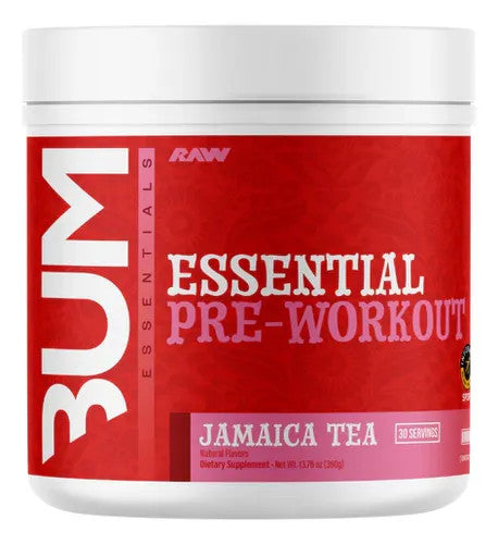 Raw Cbum Essential Pre - Entreno 30 Porciones Jamaica