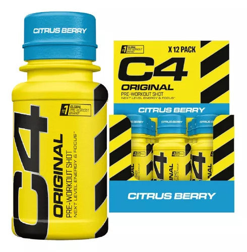 Cellucor C4 Energy Shot 12Pk Citrus Berry