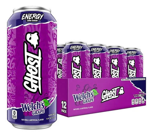 Ghost Energy 16 Onzas 12 Paquete Welchs Grape