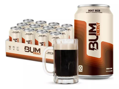 Raw Cbum Energy Drink 12 Onzas 12 Root Beer