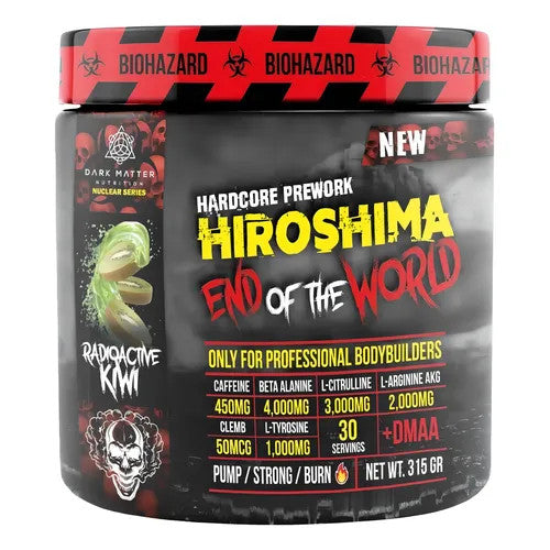 Dark Matter Hardcore Pre - Entreno Hiroshima Eotw 30 Porciones Fruit Fusion
