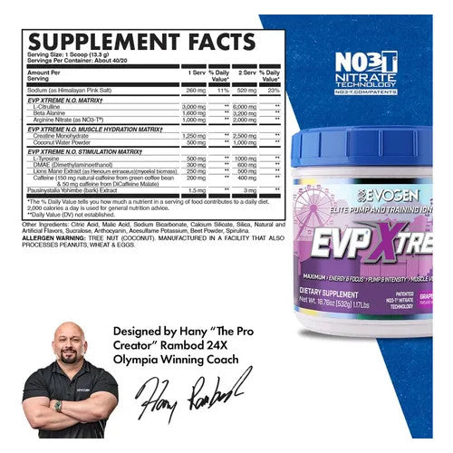 Evogen Evp Xtreme 40 Ser Juicy Grape