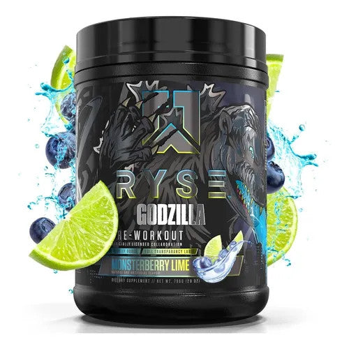 Ryse Pre - Entreno Godzilla 40 Porciones Monsterberry Lime