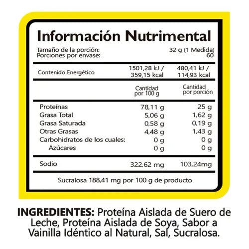 Bhp Iso Ultra Pure 0 Carb 4 23 Libras Vainilla