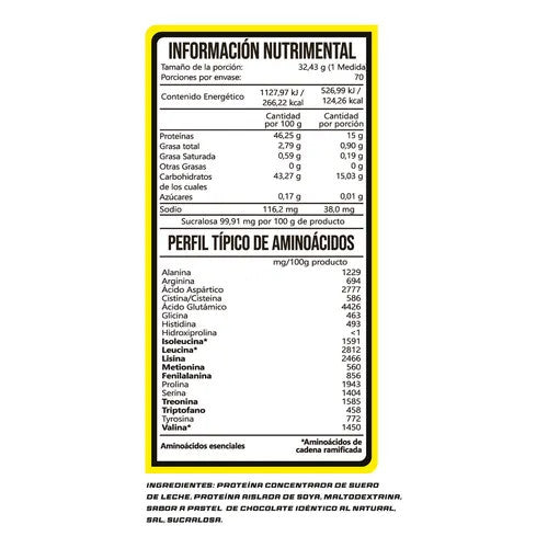 Bhp Whey Blend Bag 5 lb Pastel de Chocolate