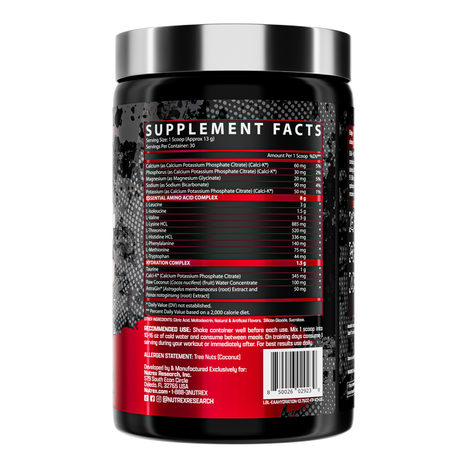 Nutrex Research Warrior Series EAA Hydration 30 Porciones Fruit Punch