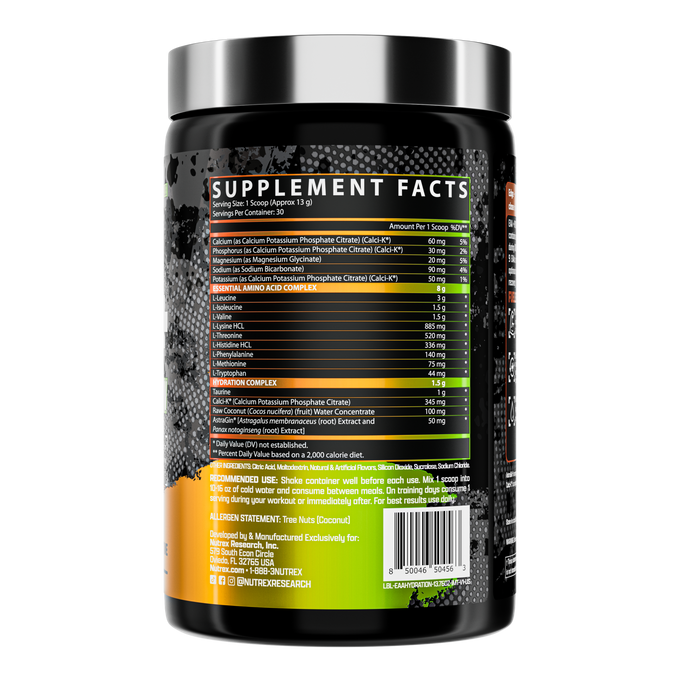 Nutrex Research Warrior Series EAA Hydration 30 Porciones It S Mango