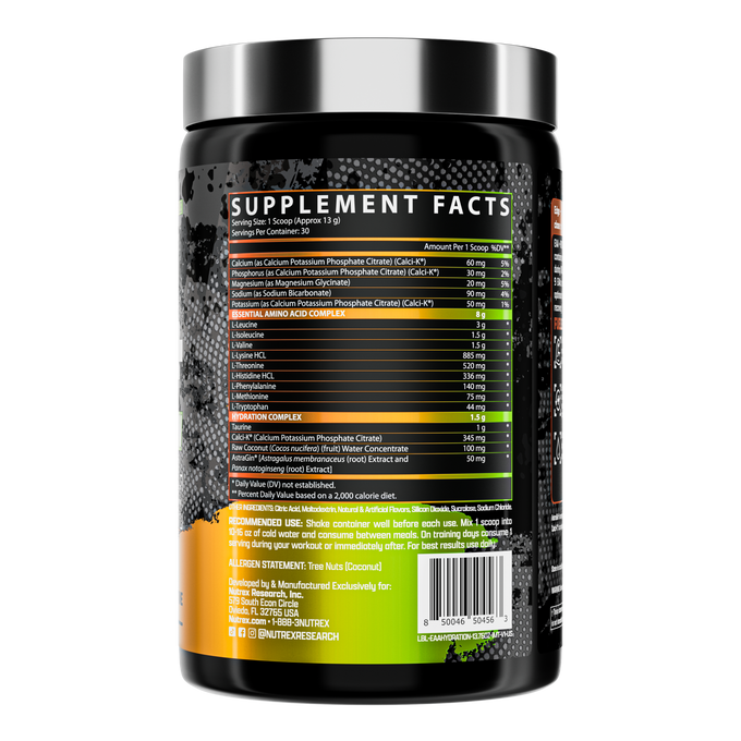 Nutrex Research Warrior Series EAA Hydration 30 Porciones It S Mango