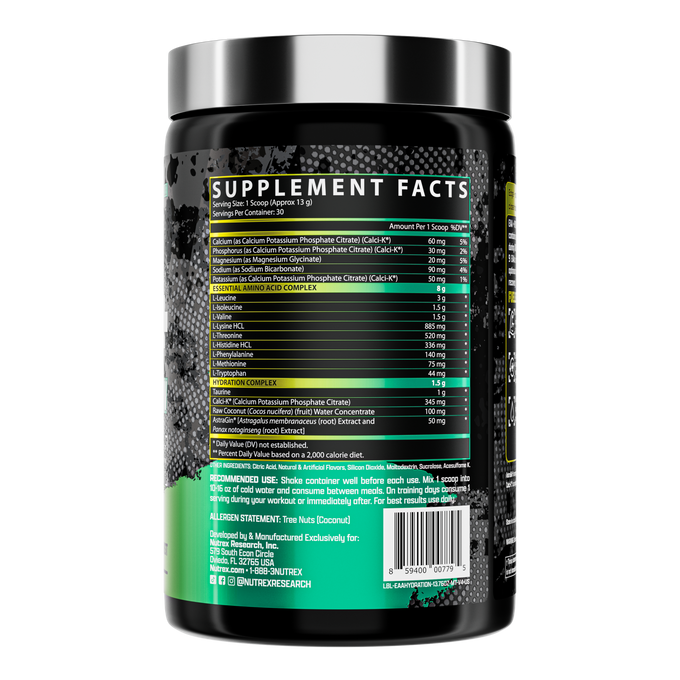 Nutrex Research Research Warrior Series EAA Hydration 30 Porciones Maui Twist