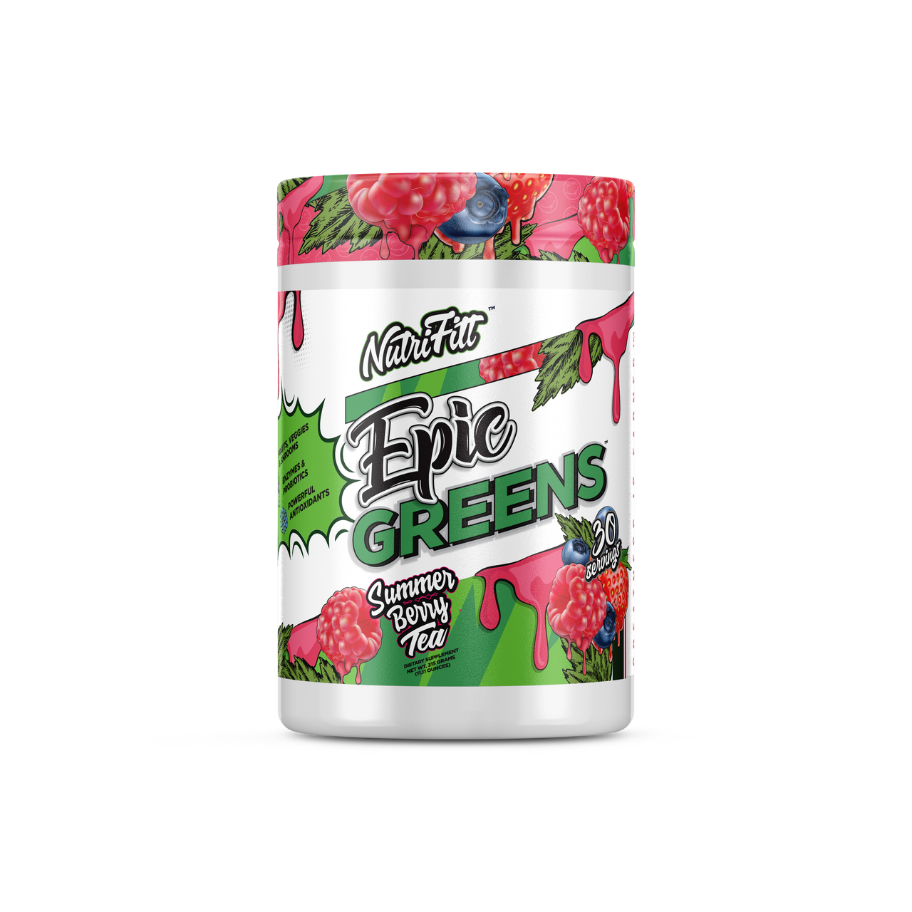 Nutrifitt Epic Green 30 Porciones Summer Berry Tea
