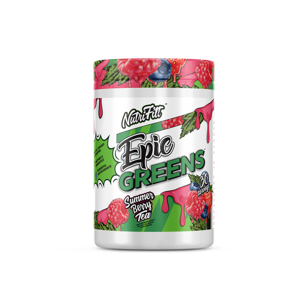 Nutrifitt Epic Green 30 Porciones Summer Berry Tea