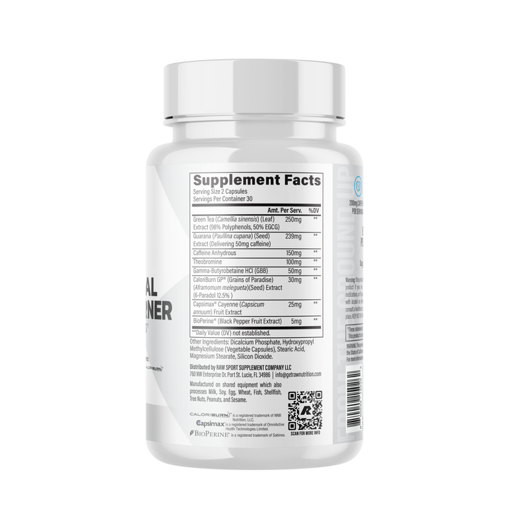 Raw Essential Quemador de Grasa Render
