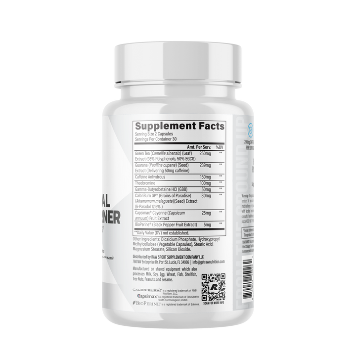 Raw Essential Quemador de Grasa Render