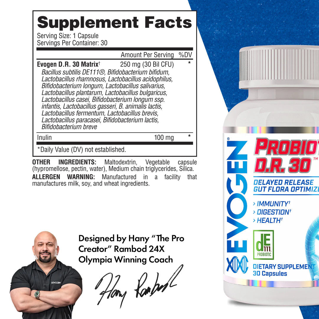 Evogen Probiotic D R 30 Cápsulas