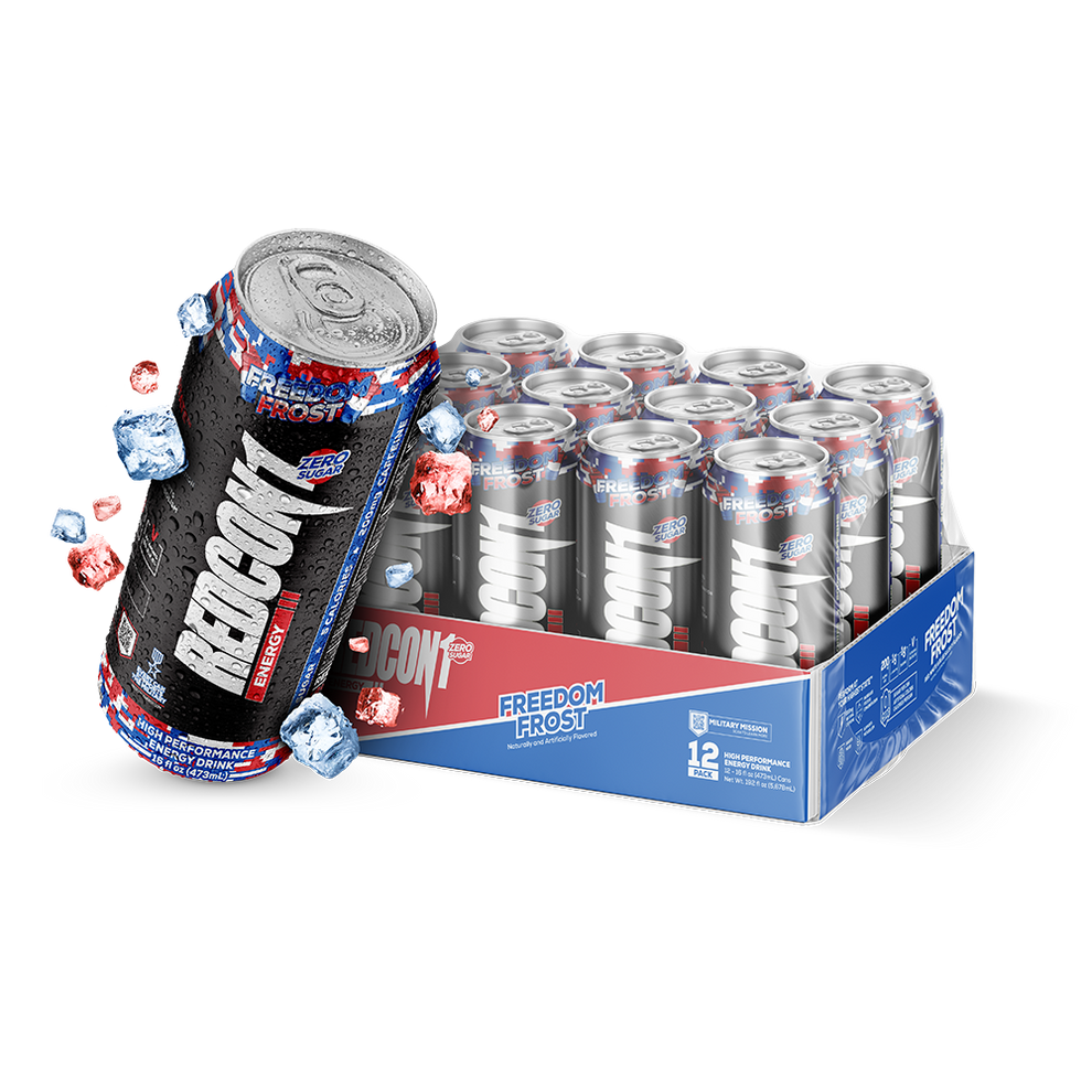 Redcon1 Energy 16 Onzas 12 Paquete Freedom Frost