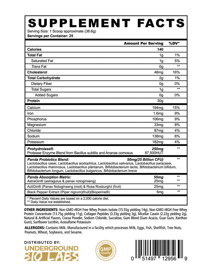 Panda Fuel Premium Protein 2 Libras Chocolate Ice