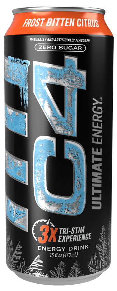 Cellucor C4 Ultimate Carbonatada 16Oz 12Pk Frost Bitten Citrus Nuevo