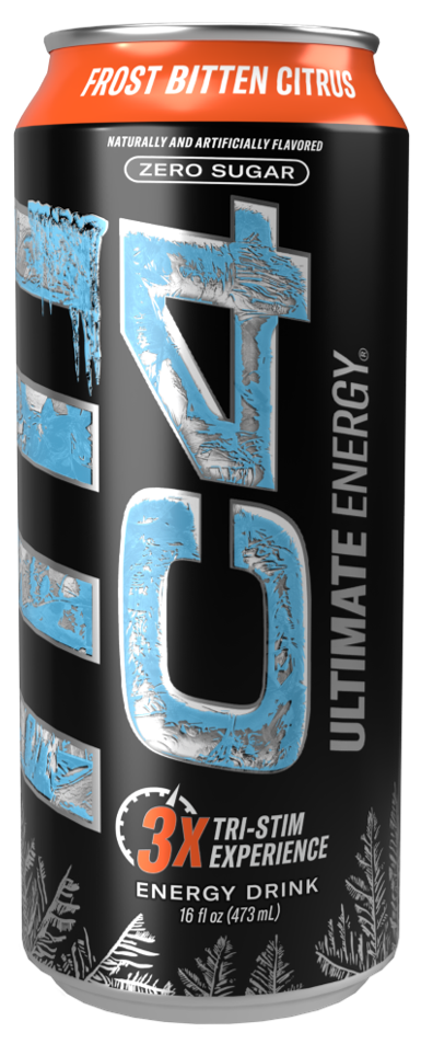 Cellucor C4 Ultimate Carbonatada 16Oz 12Pk Frost Bitten Citrus Nuevo