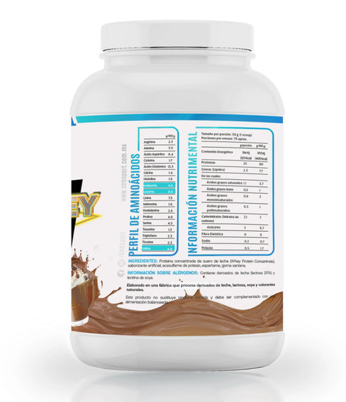 Cnb Total Whey Protein 5Lbs Pastel de Chocolate