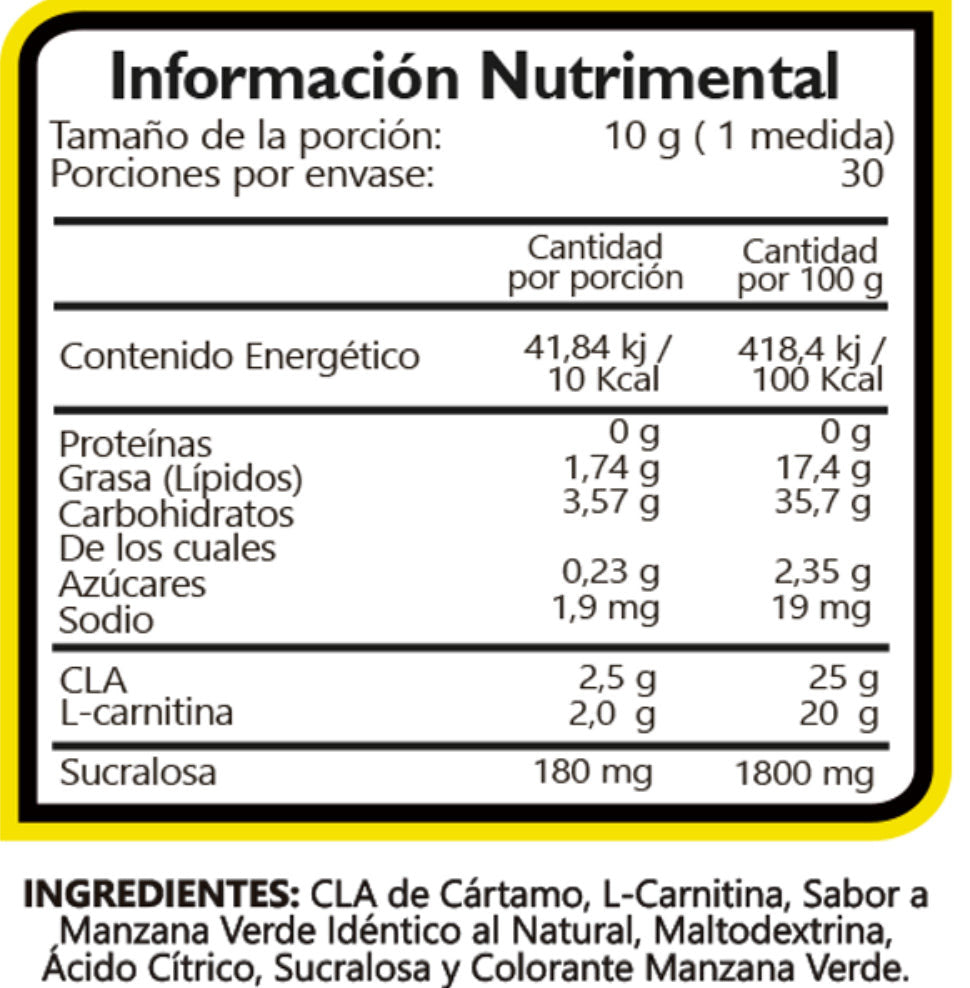 Bhp CLA Carnitina 30 Porciones Sandia