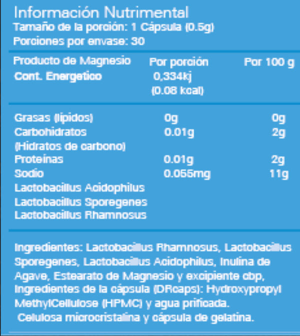 Alpha 30 Billones de Probioticos 30 Cápsulas