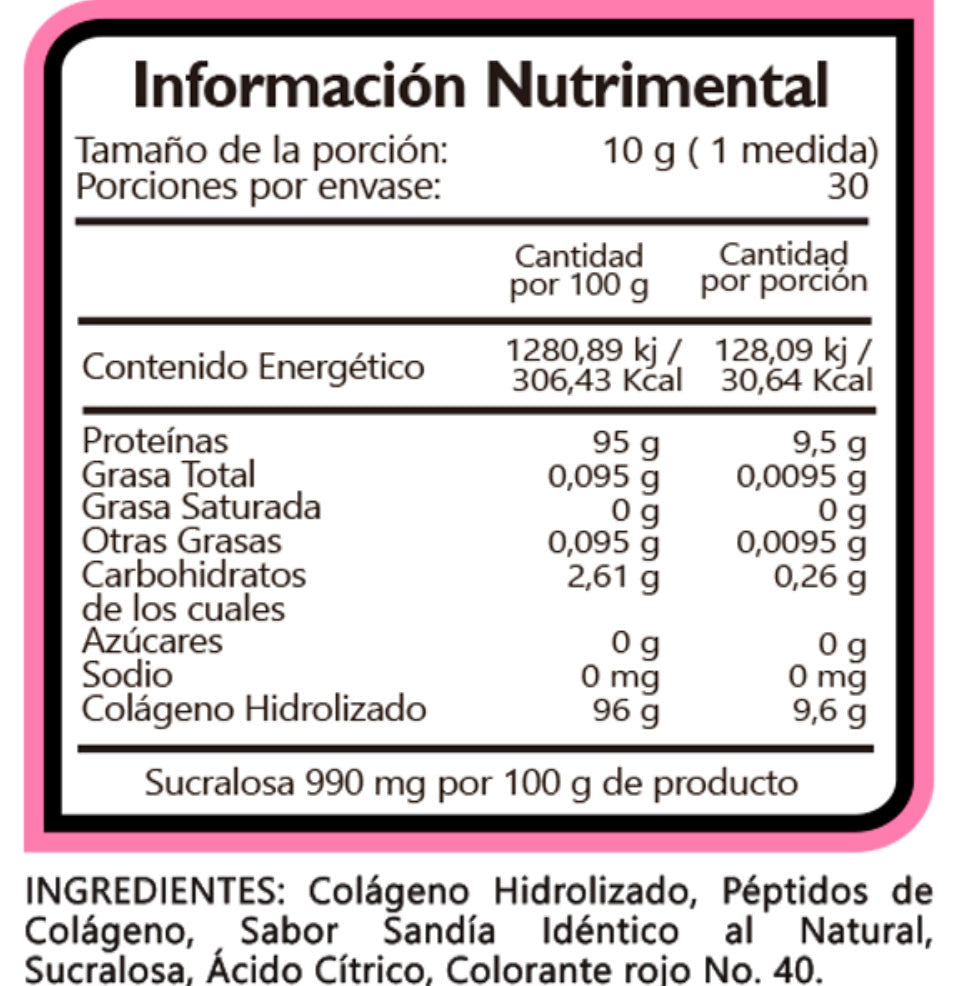 Bhp She Fit Limonada de Fresa Colageno Hidrolizado Peptidos de Colageno 30 Porciones