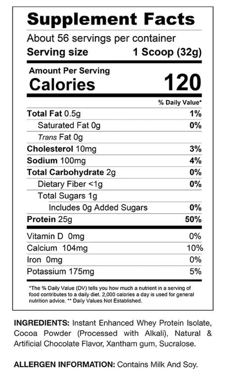 Gaspari Nutrition Proven 100 Whey Aislado 4 lb Chocolate
