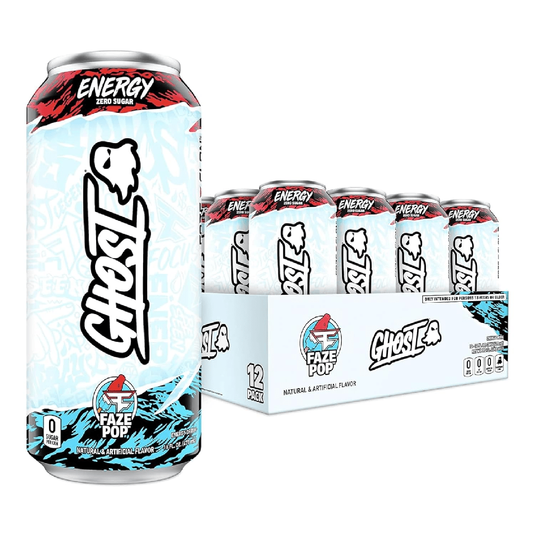 Ghost Energy 16 Onzas 12 Paquete Faze Pop