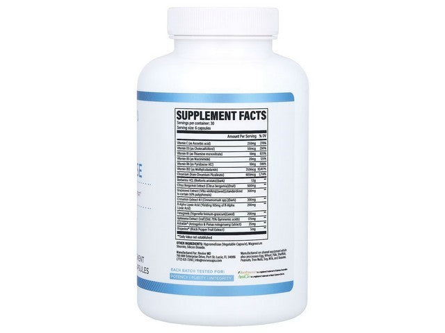 Rev Glucose Blood Glucose Support 180 Cápsulas