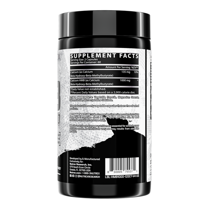 Nutrex Research Research HMB Black 1000 120Ct