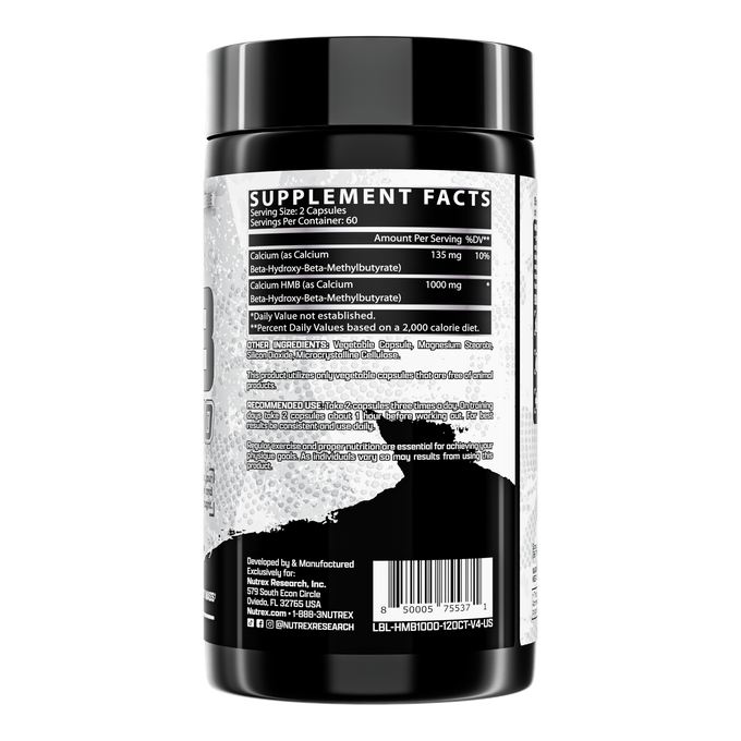 Nutrex Research Research HMB Black 1000 120Ct