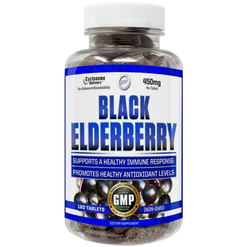 High Tech Pharma Black Elderberry 450 mg 120 Unidades