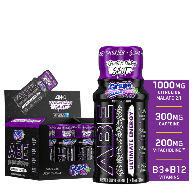 Applied Nutrition Abe Shot 60 ml 12 Paquete Grape Soda