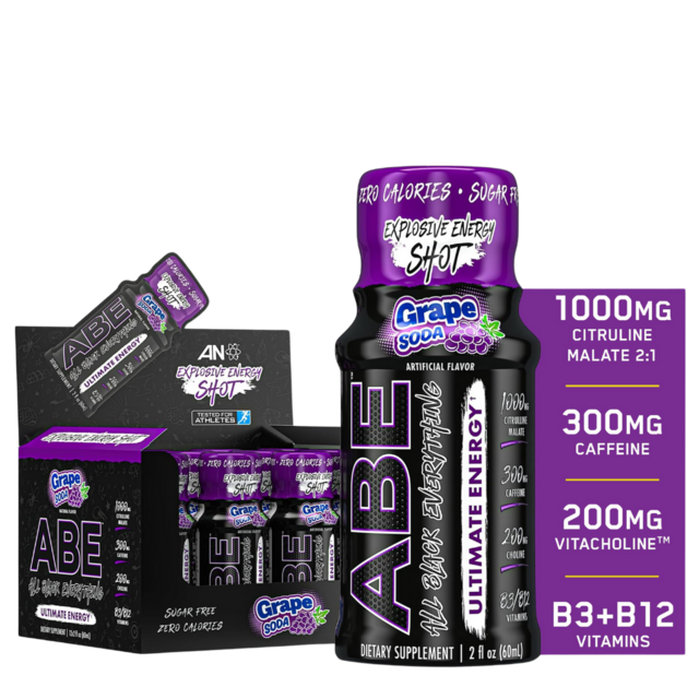 Applied Nutrition Abe Shot 60 ml 12 Paquete Grape Soda