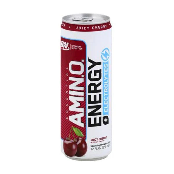Optimum Nutrition Amino Energy 355 ml 12 Paquete Juicy Cherry Electrolitos