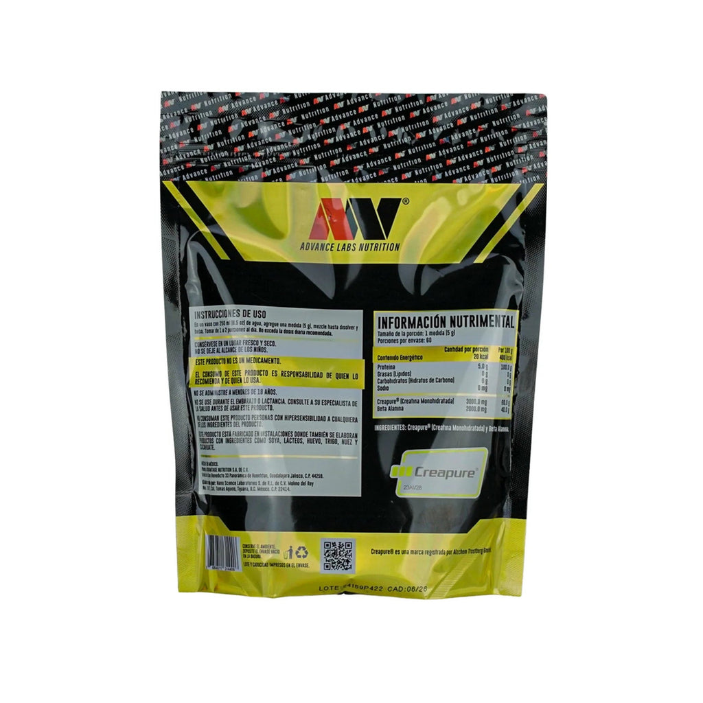 Advance Creatina Creapure 300Grs