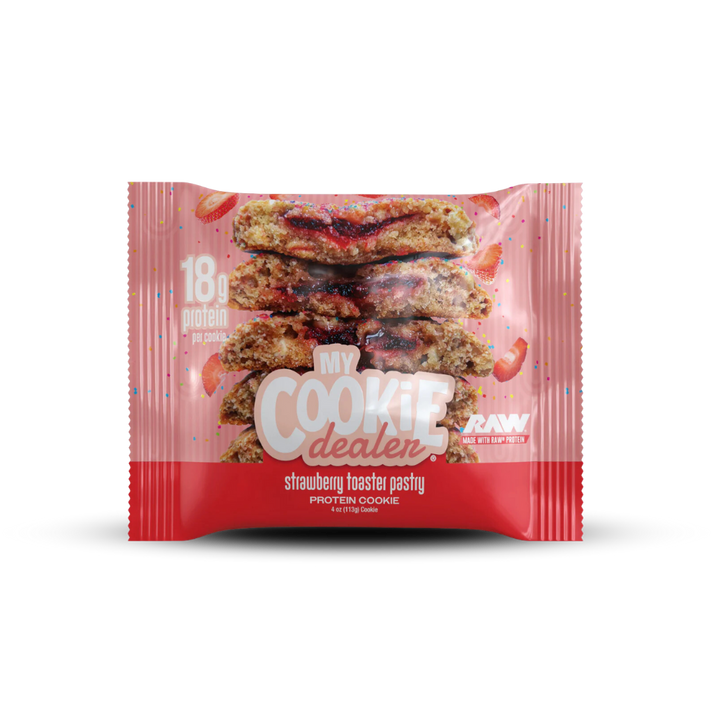 Raw My Cookie Dealer 63 Grs 12 Paquete Strawberry Toaster Pastry