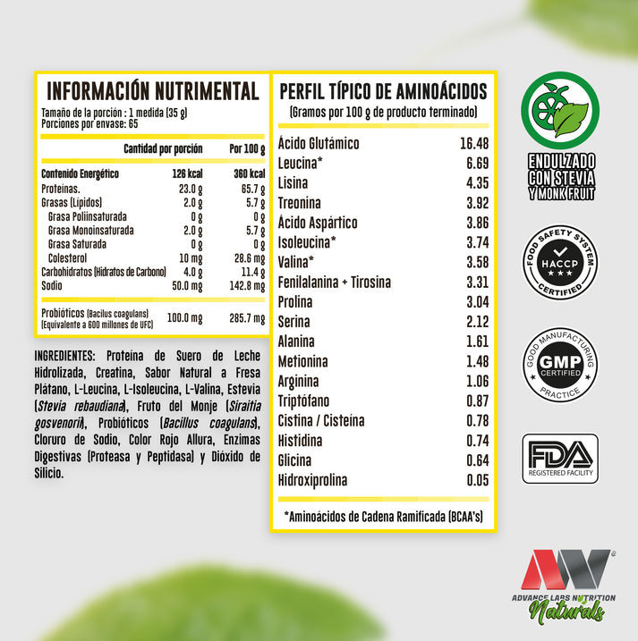 Advance Hydrotein Naturals 5 Libras Caf de Olla