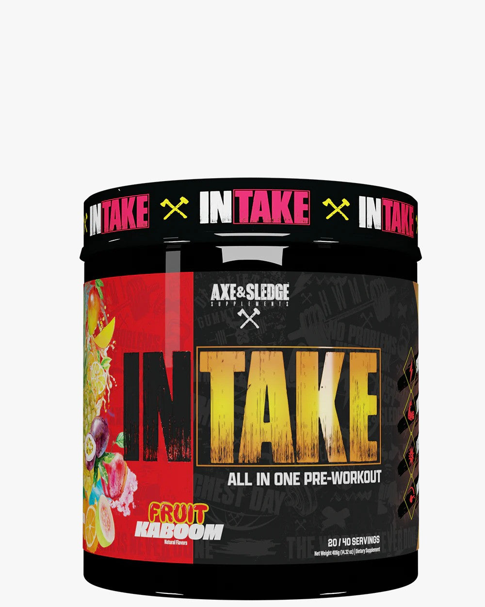 A S Intake Pre - Entreno 20 40 Porciones Fruit Kaboom