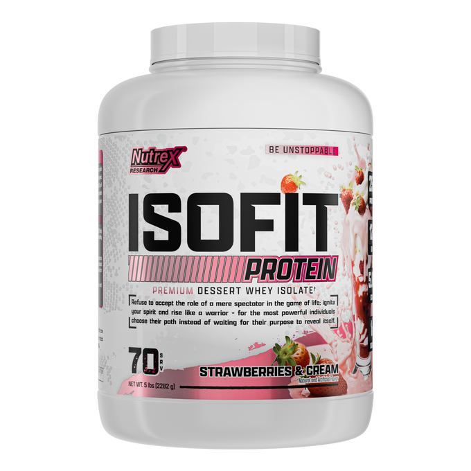 Nutrex Research Isofit 5 Libras Strawberry And Cream 342