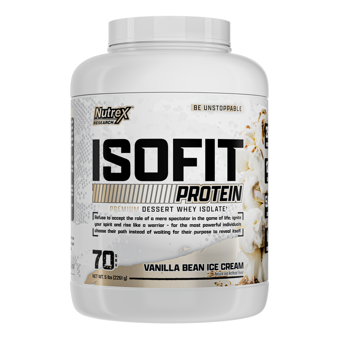 Nutrex Research Isofit 5 Libras Vainilla Bean Ice Cream 342