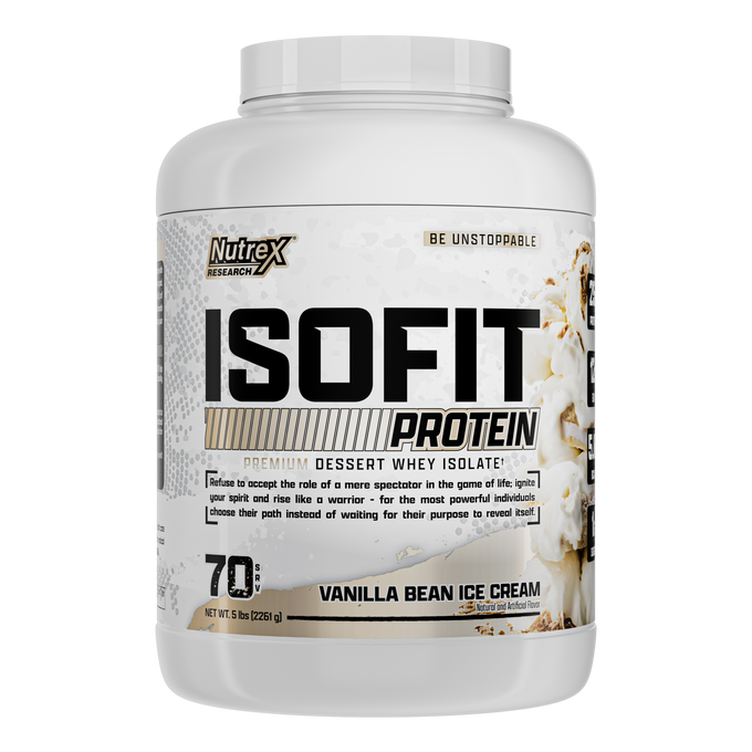 Nutrex Research Isofit 5 Libras Vainilla Bean Ice Cream 342
