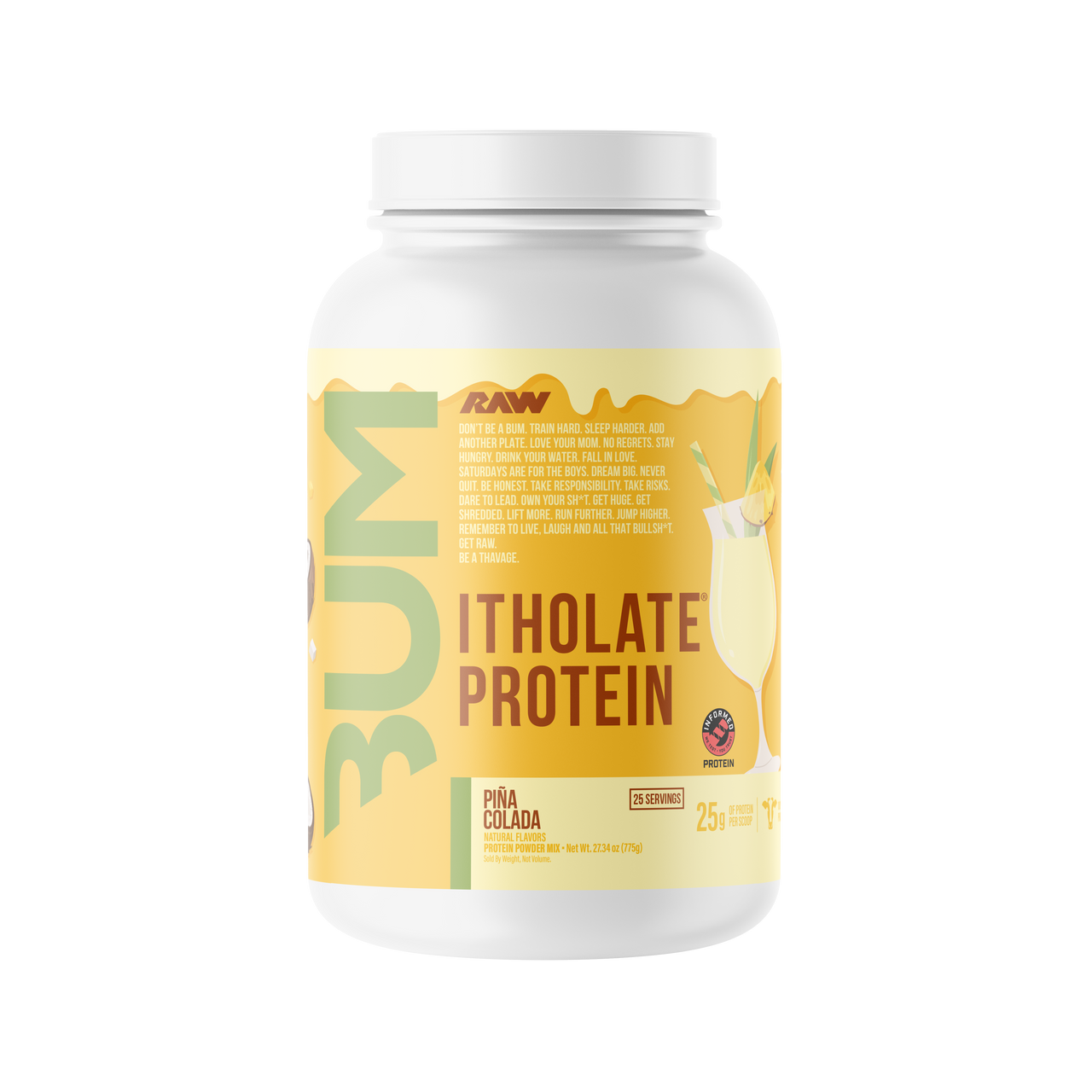 Raw Cbum Itholate 2 Libras Pi a Colada Edicion Limitada